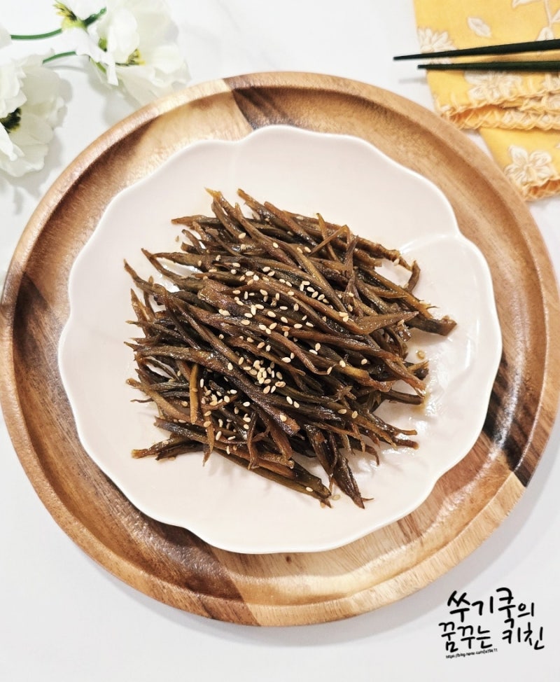선재스님 우엉조림 황금 레시피 정말 간단하네?
