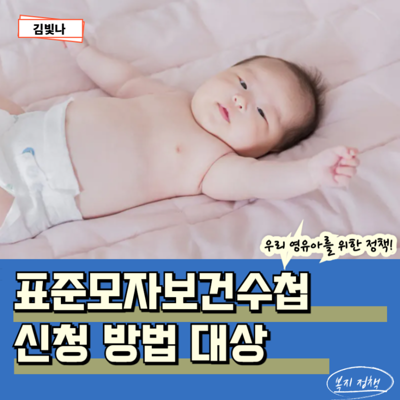 표준모자보건수첩 산모수첩 발급 받는 법 신청은?