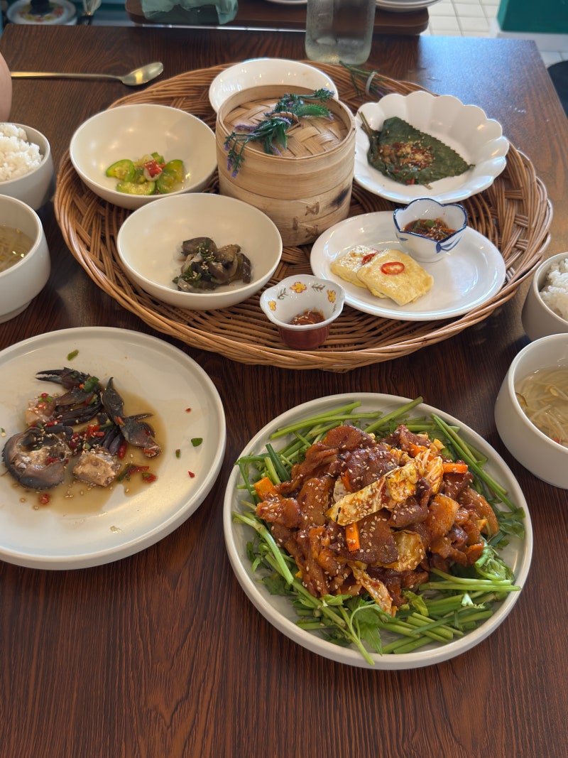 순천역맛집 정갈한 한식 집밥 한상 백반집 하풍길49