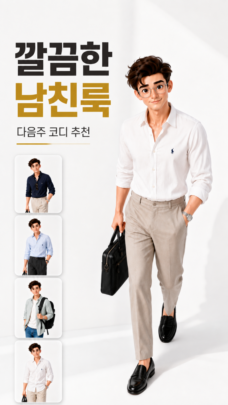 폴로 랄프로렌 남자 셔츠 코디 7가지, 다음 주 뭐 입지?