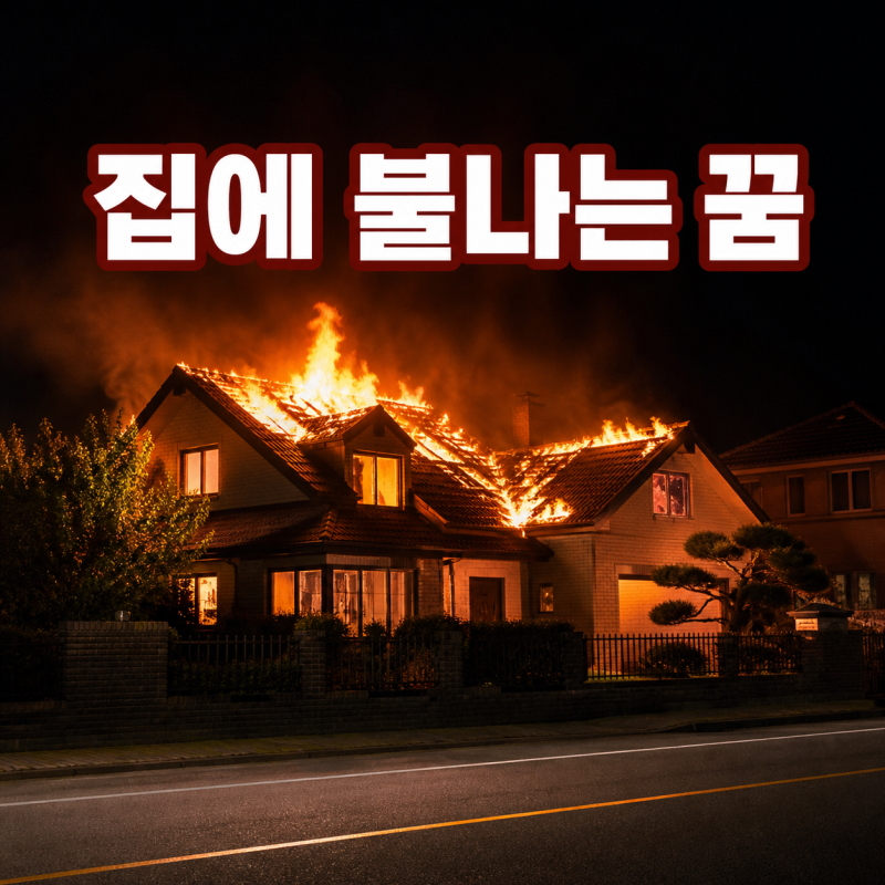 집에 불나는 꿈 해몽｜불길·연기·진화·대피 장면별 풀이
