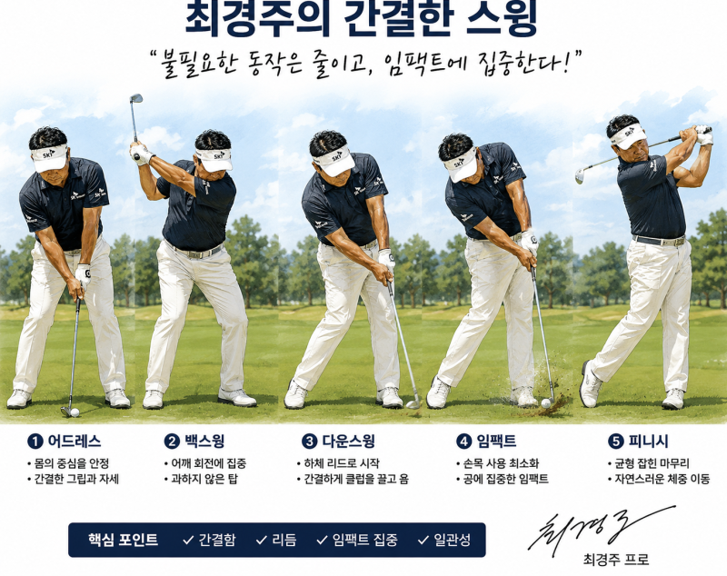 황무지 같은 미국무대를 개척한 사나이의 스윙 비밀, 최경주 2편