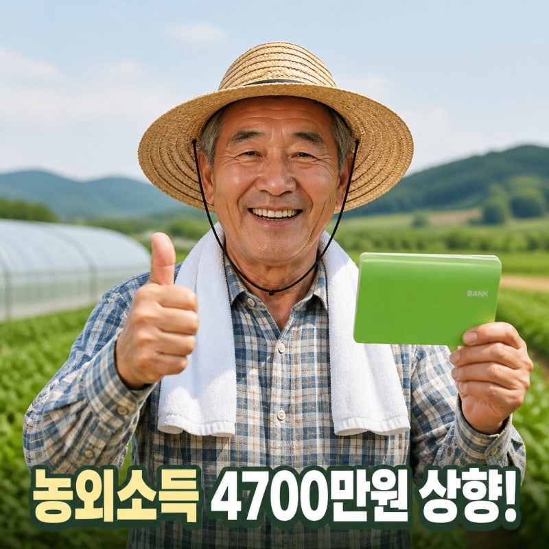 직불금 농외소득 기준 4700만원 상향 핵심 정리
