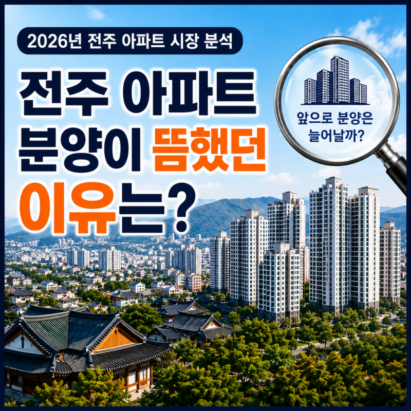 전북 최대도시 전주시 아파트 분양 동향