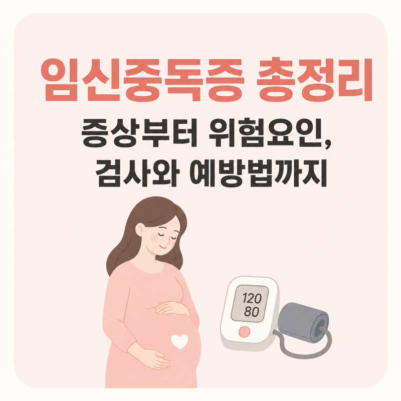 임신중독증 총정리｜증상부터 위험요인, 검사와 예방법까지