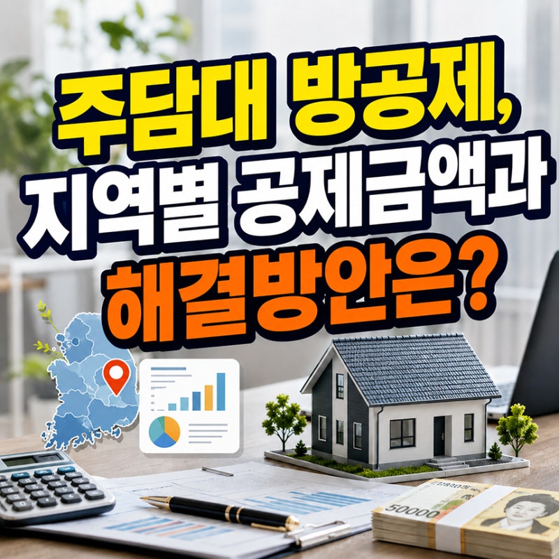 주담대 방공제, 지역별 공제금액과 해결방안은?