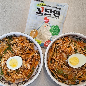 JCDM 고단백 닭가슴살면 꼬단면 건강식단 비빔국수 레시피