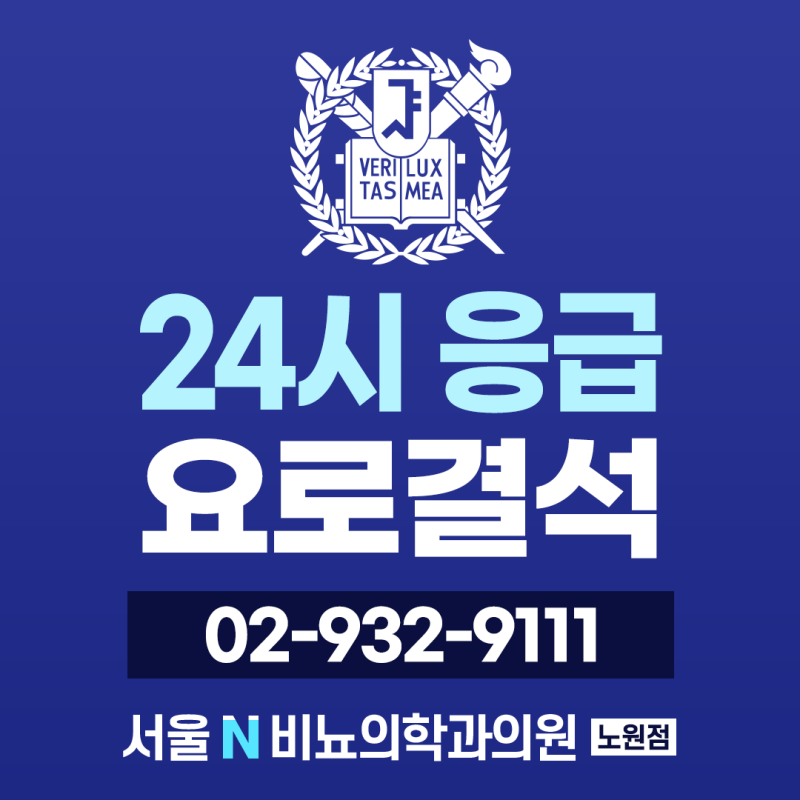 노원여자비뇨기과 요로결석, 방광염과 구분이 필요합니다