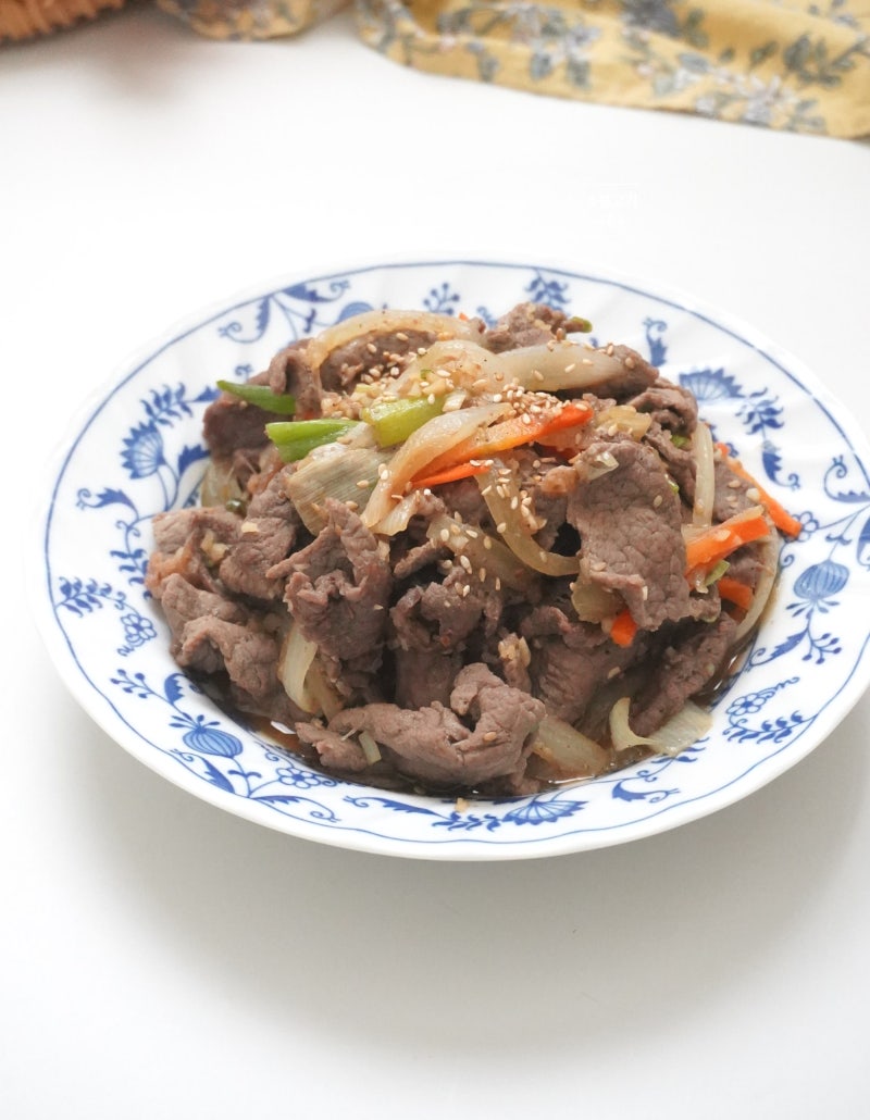 간장 소불고기 황금 레시피 양념 재우기 1kg