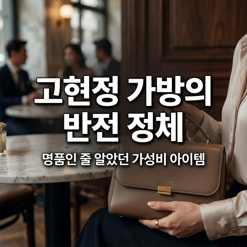 고현정 가방 정체는 무엇일까? 명품인 줄 알았던 반전 아이템 정보