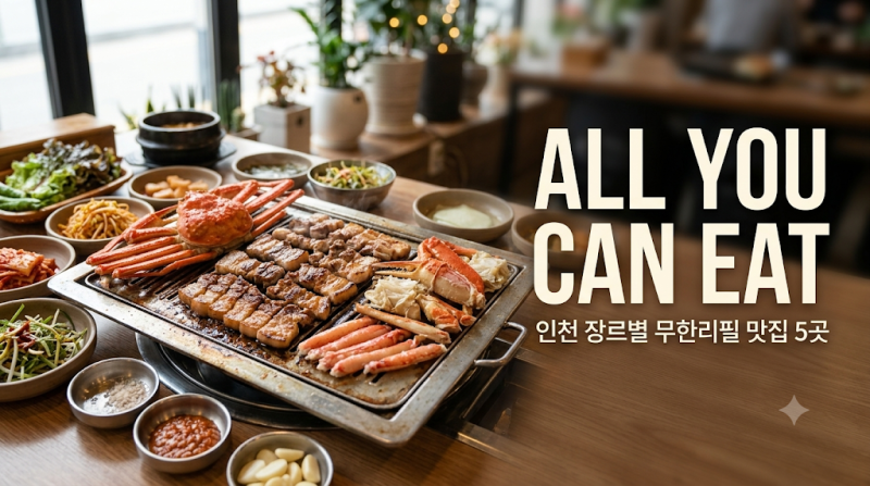 인천 무한리필 맛집 5곳~ 든든하고 맛있게 즐기는 장르별 총정리!