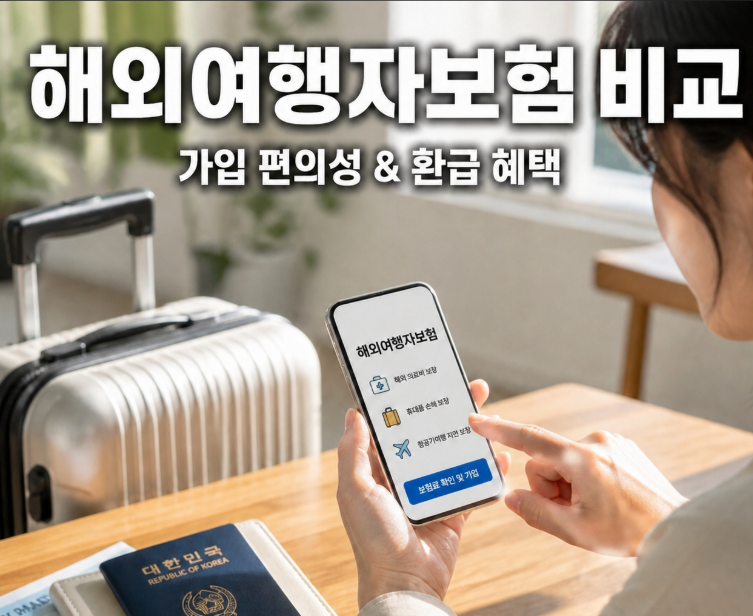 카카오 vs 마이뱅크 해외 여행자보험 보장 내용 및 가격 차이 비교