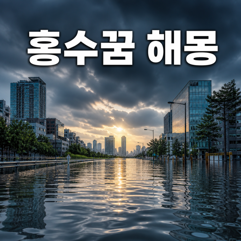 홍수꿈 해몽｜맑은 물·흙탕물·집 침수·대피 장면별 풀이