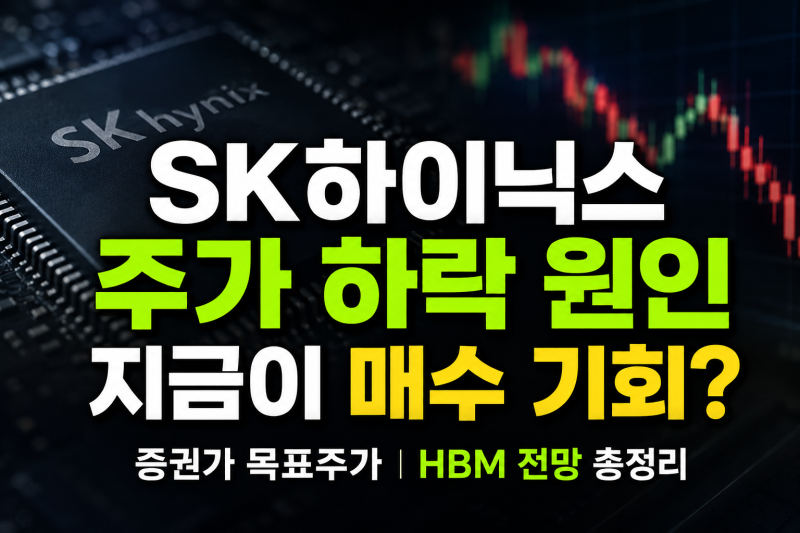 SK하이닉스 주가 하락 이유와 증권가 목표가 정리
