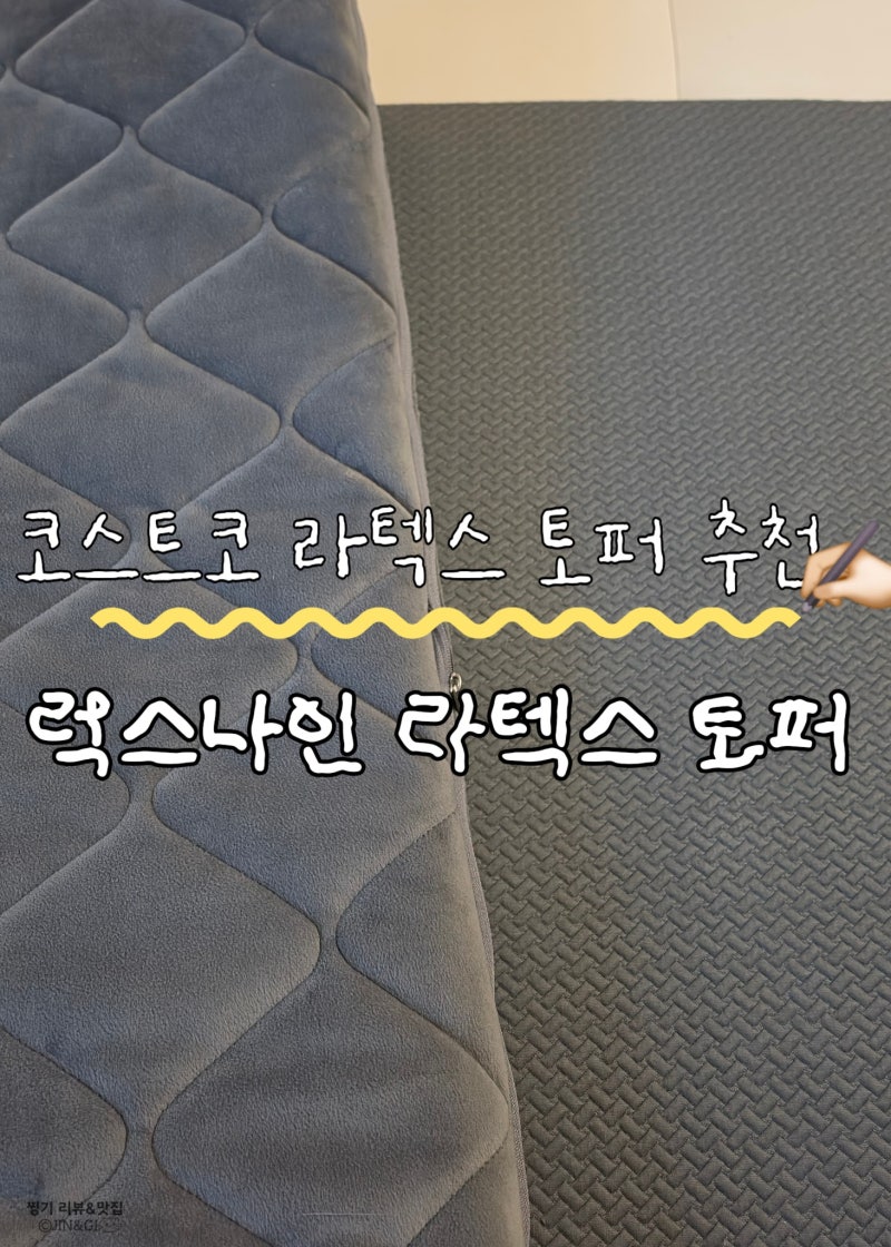 코스트코 추천템 매트리스 1위 라텍스 토퍼 럭스나인 핫앤쿨 토퍼 1년 사용후기