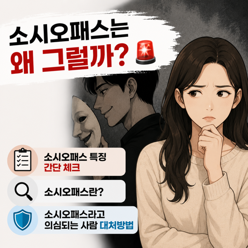 소시오패스는 왜 그럴까? 소시오패스 특징 간단 체크, 소시오패스란?️ 소시오패스라고 의....