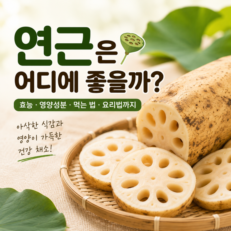 연근은 어디에 좋을까? 효능·영양성분·먹는 법·요리법까지