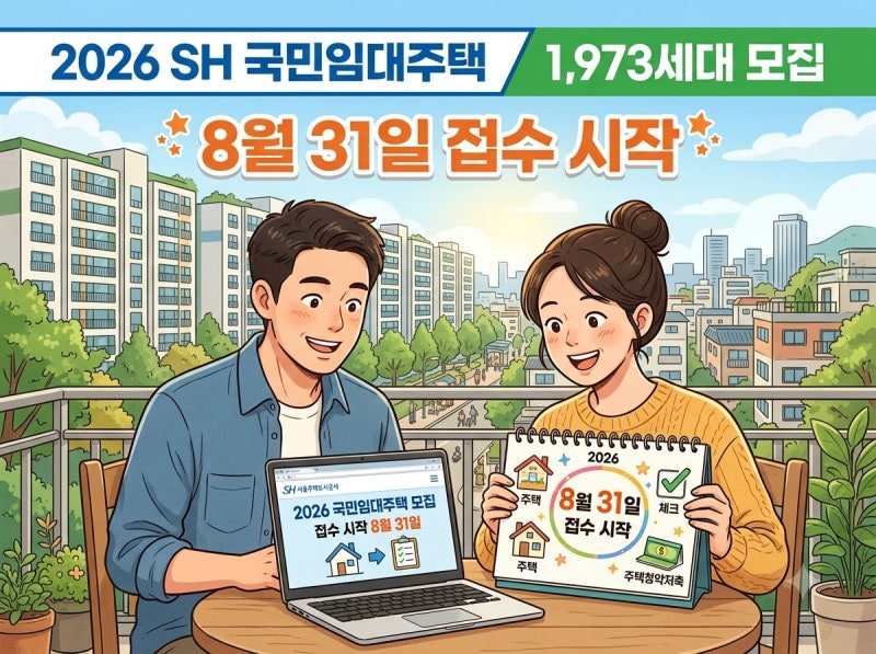 2026 SH 국민임대 신청 언제? 1,973세대 모집기간·자격·신청방법