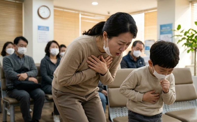 "단순 감기인 줄 알았는데…" 백일해·마이코플라스마 폐렴 초기 증상 차이