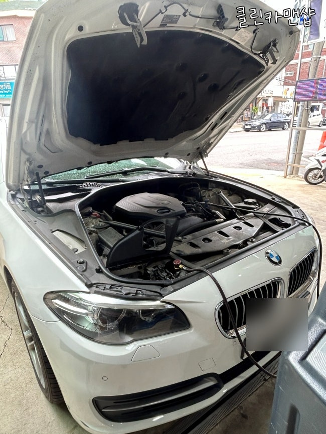 자동차 에어컨이 안 시원할 때 가장 먼저 해야 할 것, BMW 520d 냉매 가스 충전