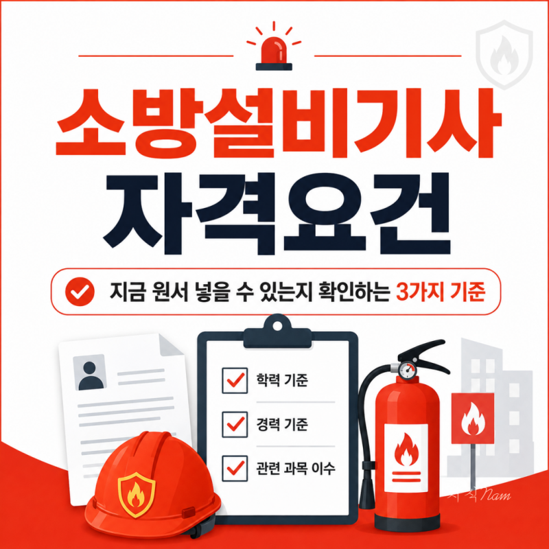 소방설비기사 자격요건, 확인하는 3가지 기준