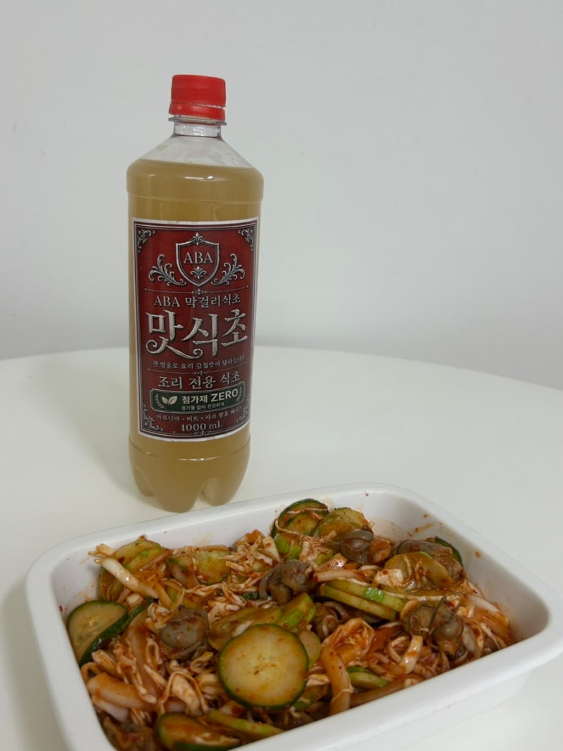 ABA 막걸리맛식초 활용법｜골뱅이무침부터 샐러드·초절임까지
