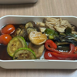 [식단일기] 구운야채소바 야키비타시 소바 만들기 | 냉털, 다이어트 식단, 소바레시피, 두부....