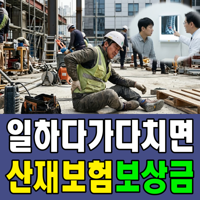 일하다가 다치면 산재보험 보상금 신청, M코드 질병이라면?