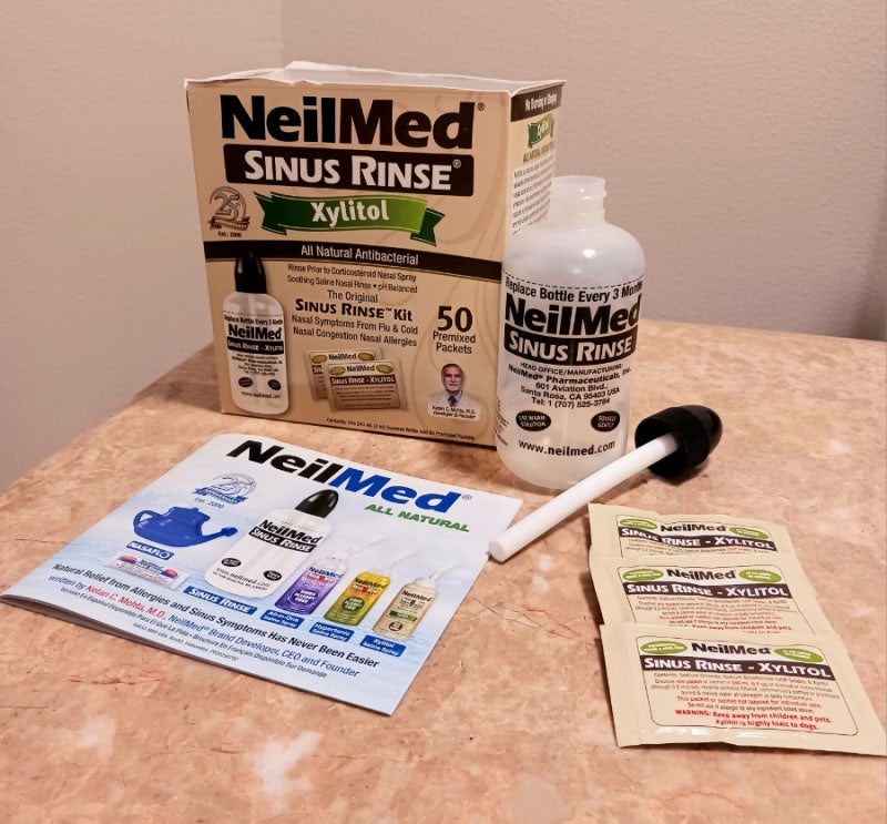 의사쌤추천ㅡ코세척제 "NeilMed Sinus Rinse" 써봤어요 ( 비염엔 이만한 게 없더라고요)