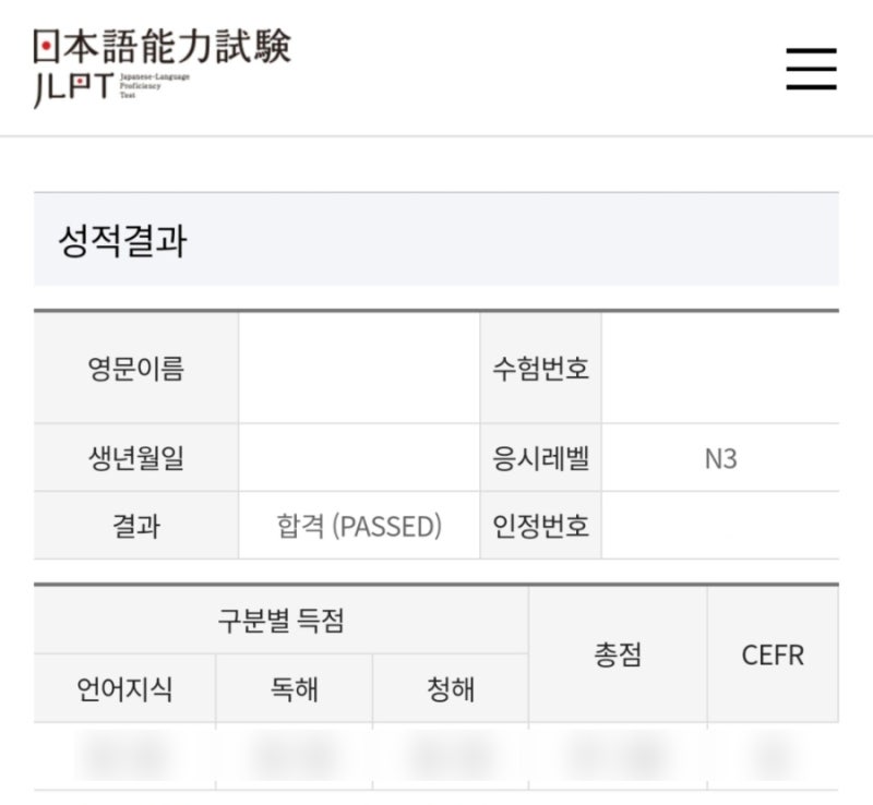 JLPT N3 노베이스 직장인의 1달 반 벼락치기 합격 후기 (인강 X, 순수 독학)