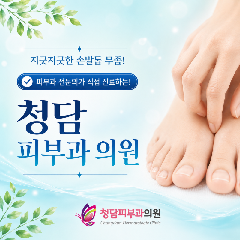 대전발톱무좀 변색되고 두꺼워졌을 때 어떻게 케어해야 좋을까요?