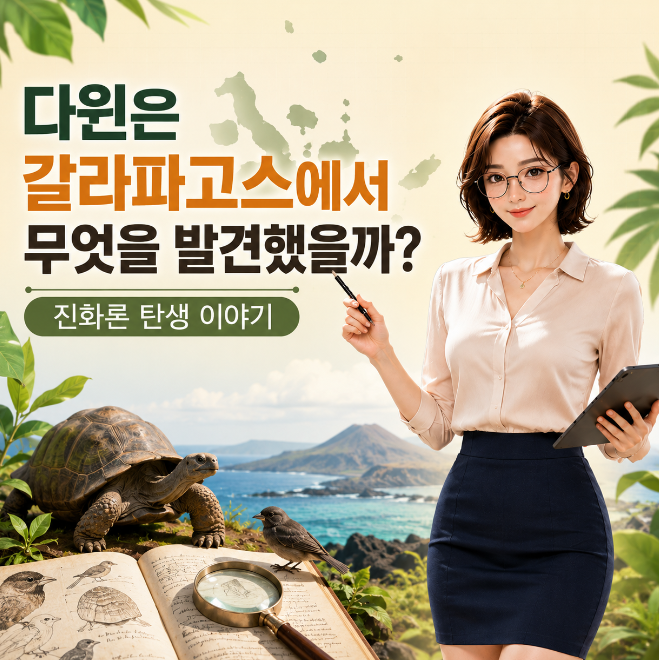 다윈은 갈라파고스에서 무엇을 발견했을까?｜진화론 탄생 이야기