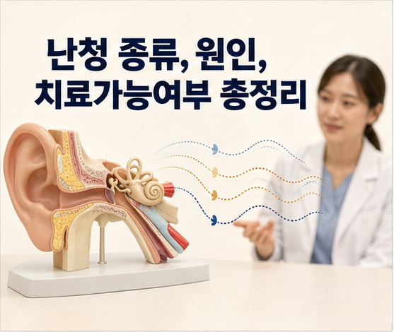 난청의 종류와 원인, 치료가 가능한 경우와 불가능한 경우