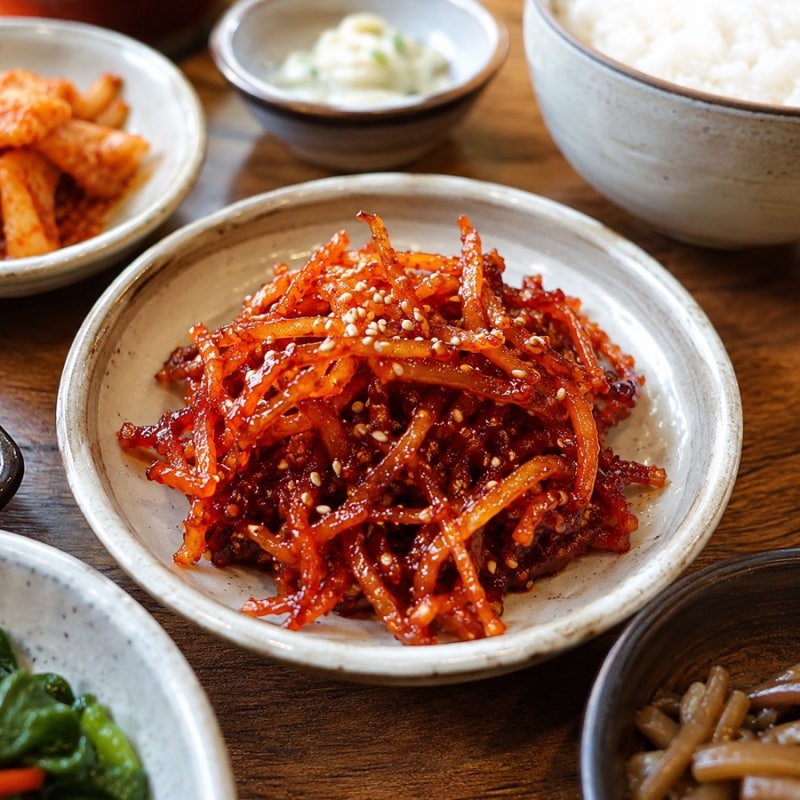 진미채볶음 레시피, 냉장고에 넣어도 딱딱해지지 않는 비율