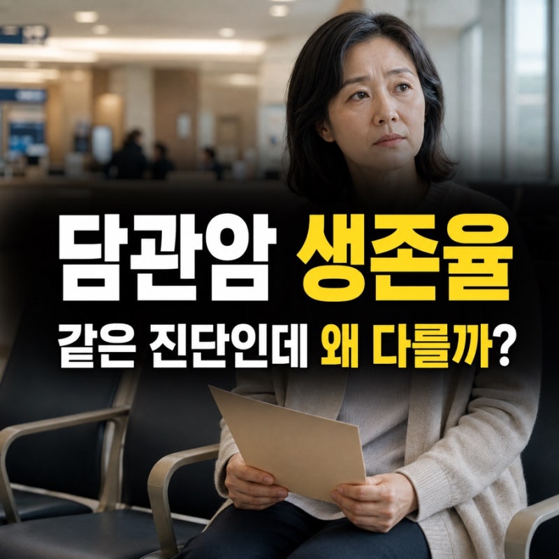담관암 생존율, 같은 진단인데 왜 이렇게 달라질까?
