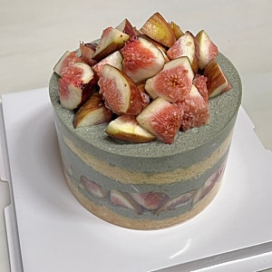 성심당 무화과시루 집에서 만들어보기! 쑥크림 가득 무화과케이크 레시피