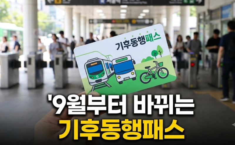 “자동 전환 안 돼요,,,” 8월 안에 바꿔야 하는 기후동행카드 전환 방법