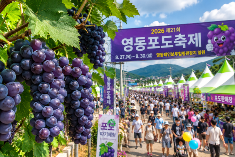 2026 영동포도축제 오늘 마지막날｜8월 30일 피날레 일정·포도따기 체험 총정리