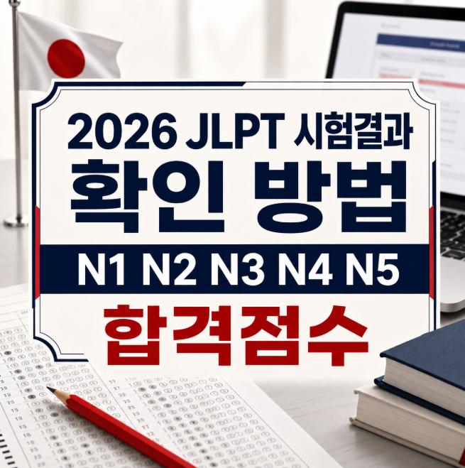 2026 JLPT 시험결과 확인 방법｜N1 N2 N3 N4 N5 합격점수