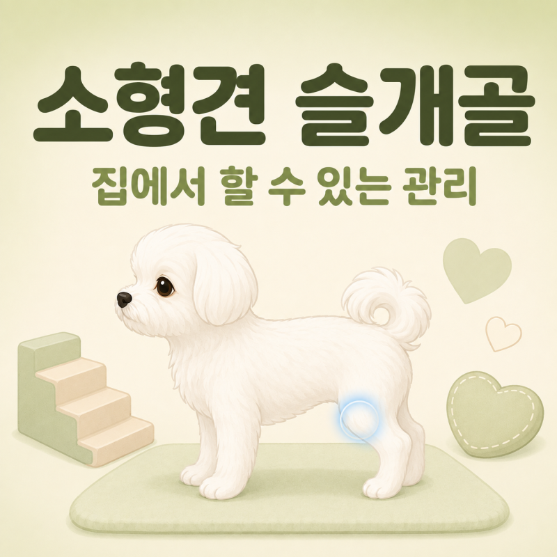 강아지 슬개골 탈구가 무서운 이유, 집에서 할 수 있는 관리 정리