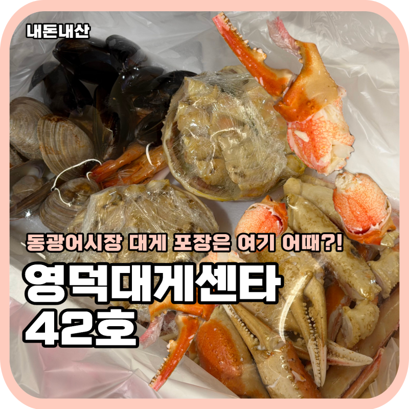 강구항대게 맛집 영덕대게센타42호 광어회까지 즐긴 포장 후기