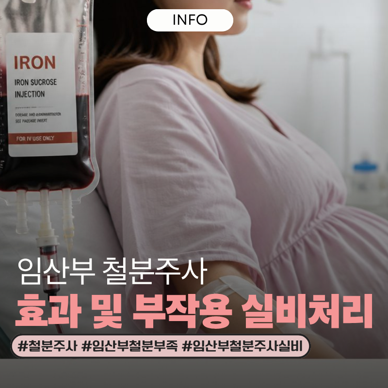 임산부 철분주사 맞고 실비처리까지 '이렇게' 했어요