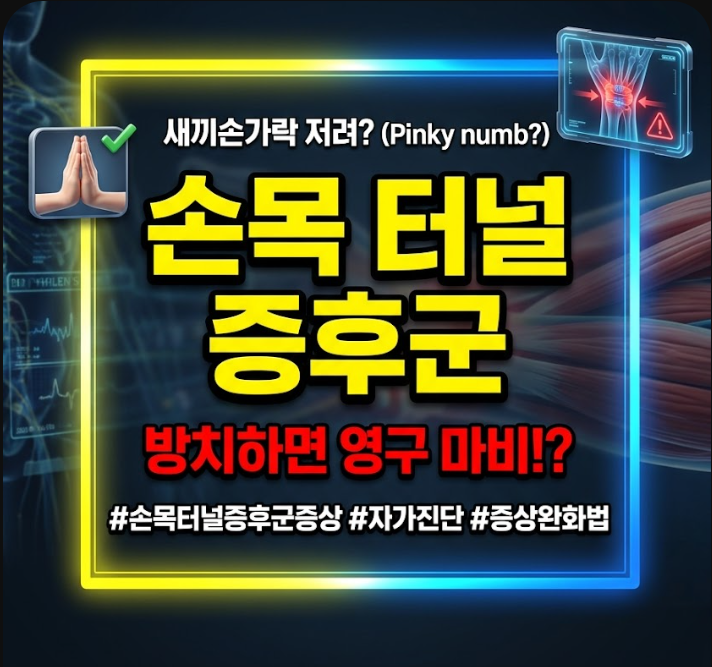 손목 터널 증후군 증상 단계별 특징과 4가지 효과적인 증상완화법