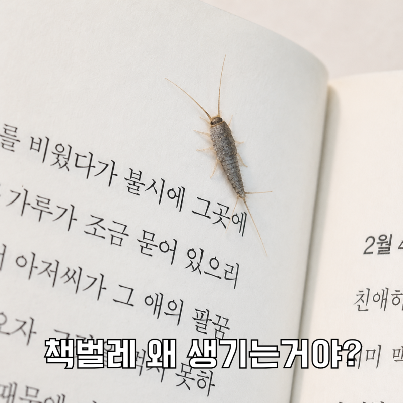 책 좀벌레 퇴치 방법, 먼지다듬이 없애기