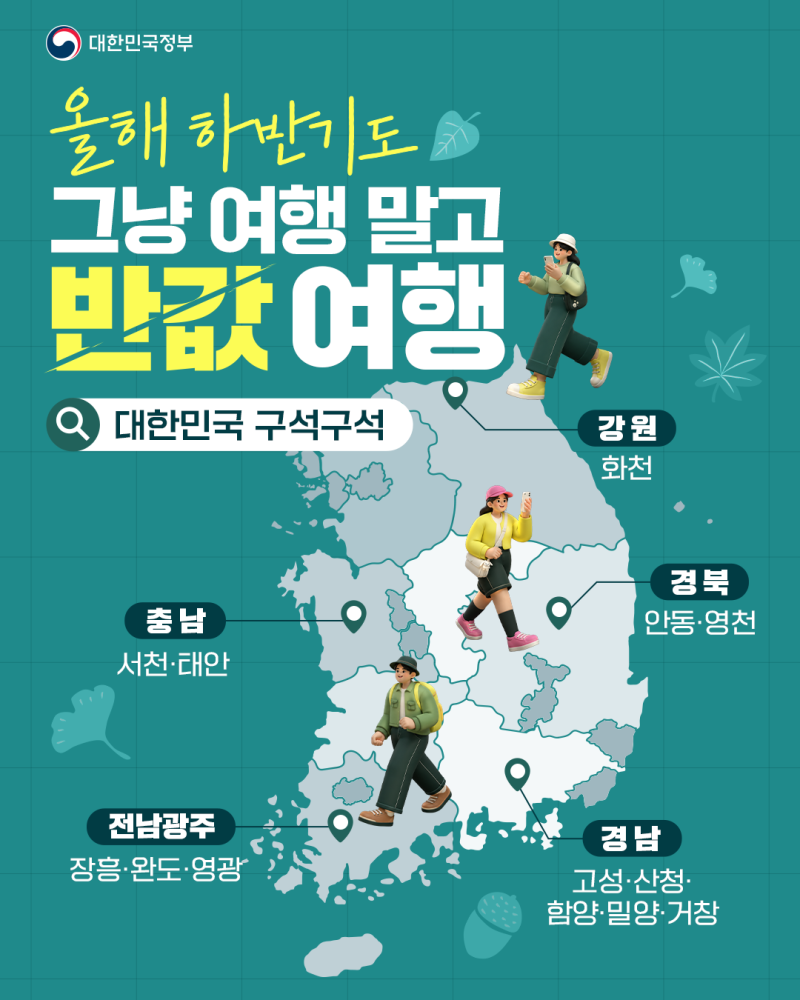 2026 하반기 반값 여행 총정리! 대상 지역, 혜택부터 신청·수령 방법까지