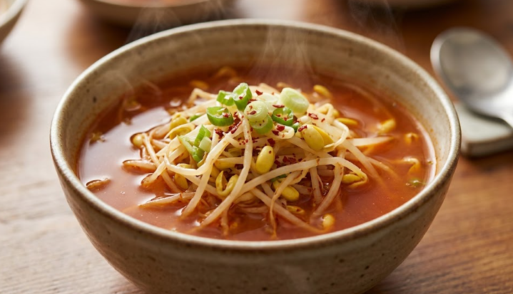 육수 없이도 된다더니 진짜였다, 백종원 얼큰 콩나물국 끓이는법 레시피