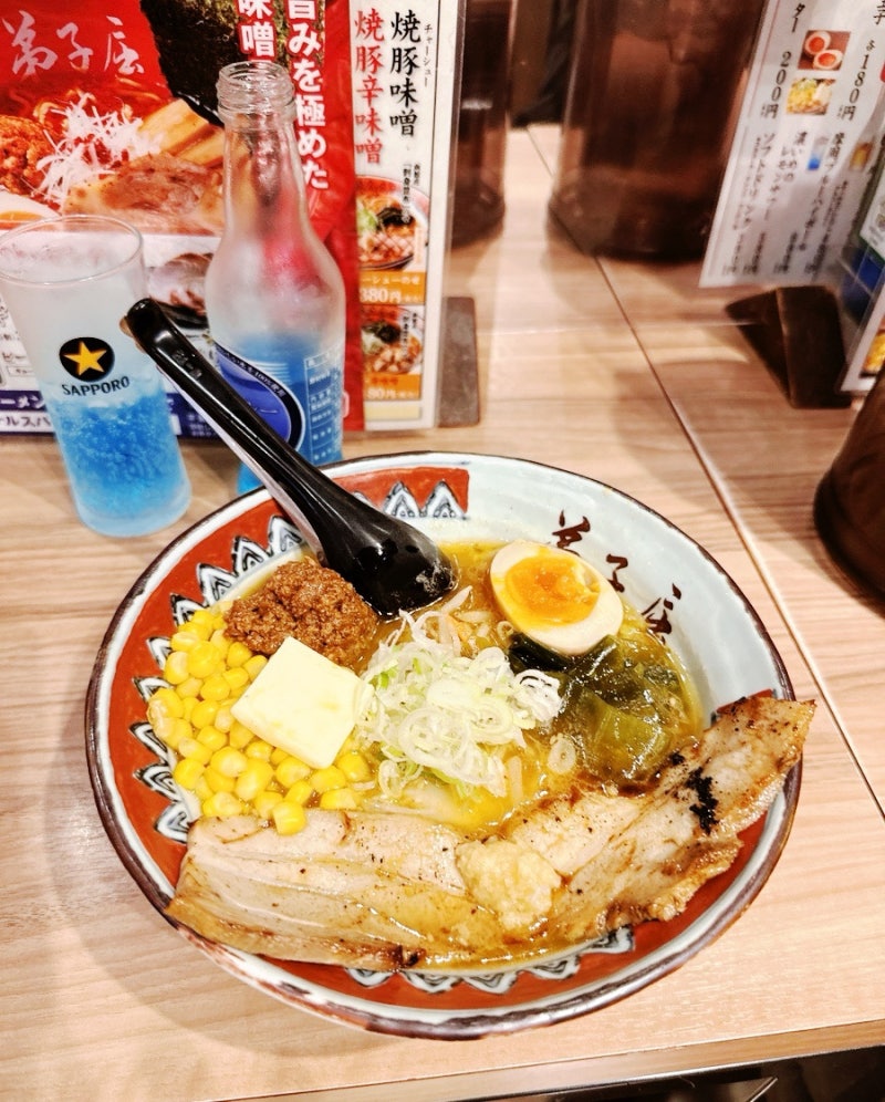 삿포로 신치토세 공항 테시카가 콘버터 라멘 맛집 메뉴 추천 후기