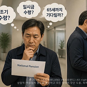 국민연금 조기수령 과연 손해인가? - 내가 몇 살까지 살 수 있을지 건강상태, 사적연금 모아....