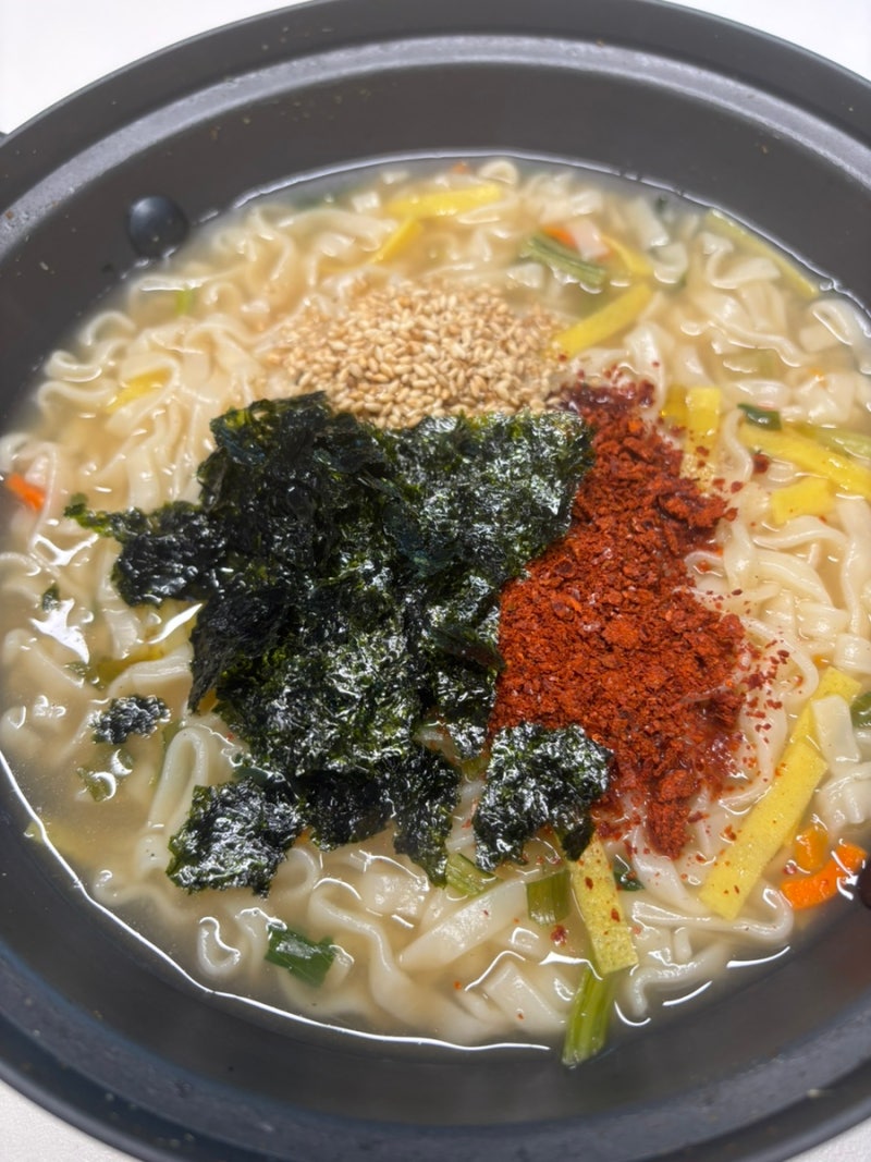 10분 멸치칼국수 야매요리 레시피