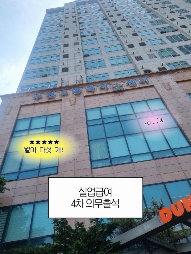 실업급여 :: 4차 의무 출석 (수원고용센터 방문 구직활동 & 구직외활동 꿀팁)
